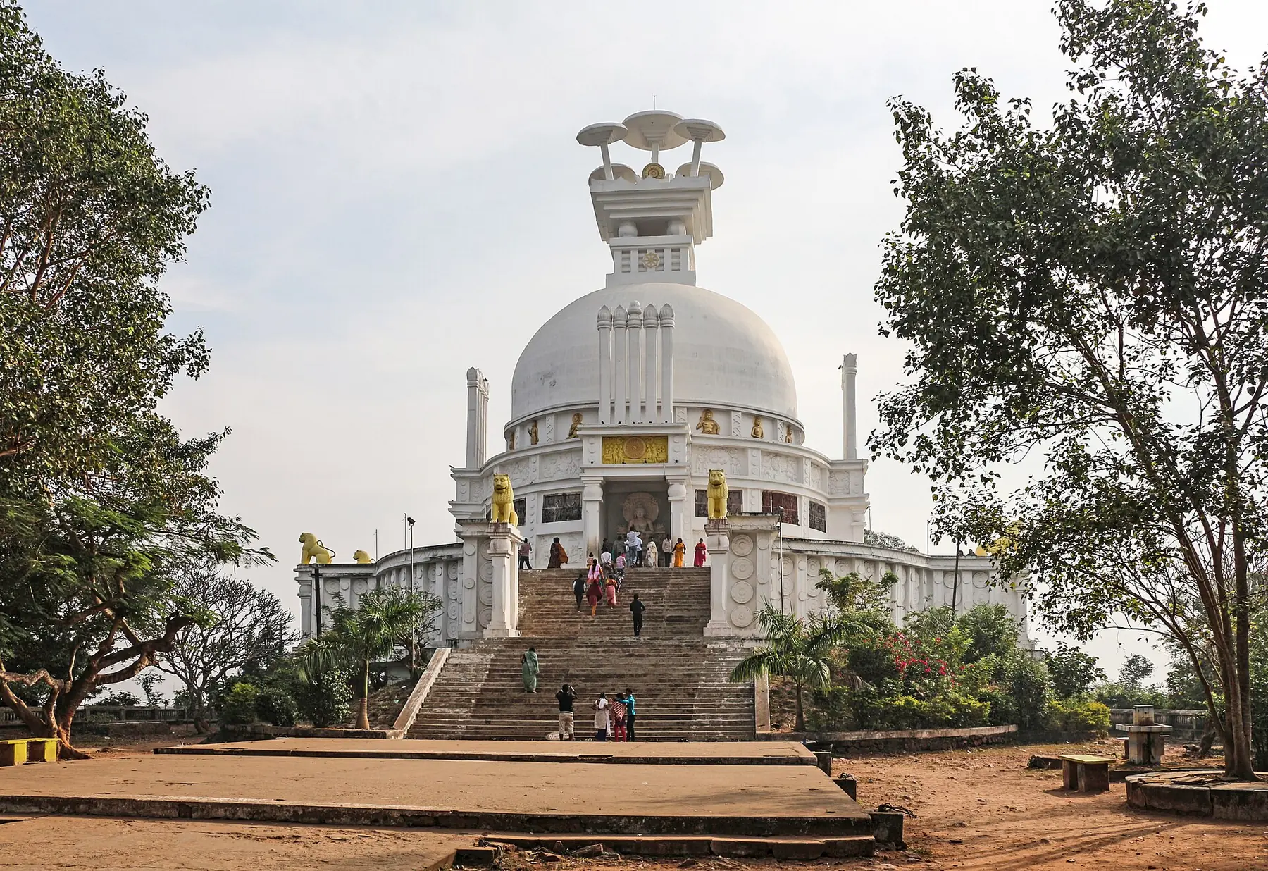 Dhauli Shanti Stupa near Bhubaneswar